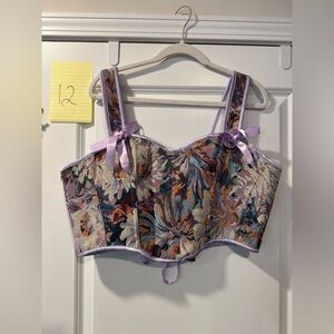 Floral Corset Top